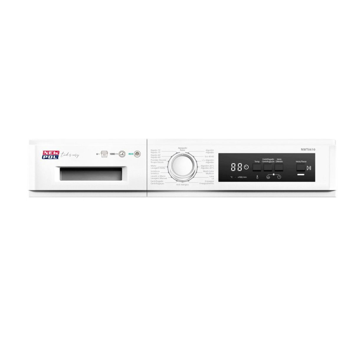 Lavadora-carga-frontal-New-Pol-NWTA1610-6kg-1000-rpm-15-programas-D-blanco-60-cm-