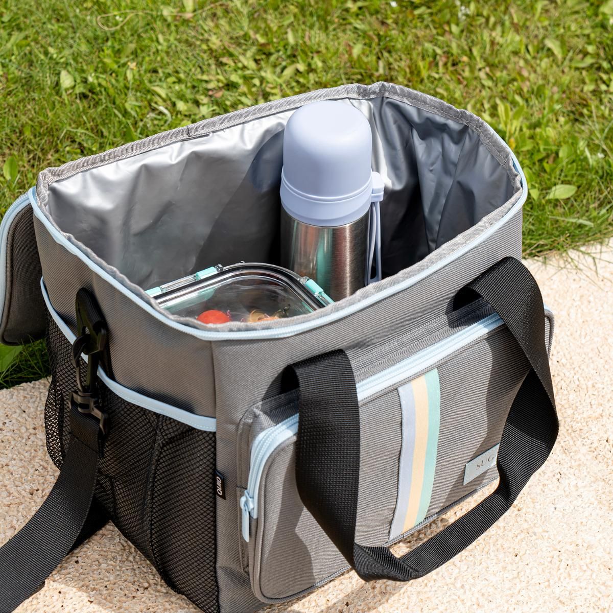 Bolsa-termica-Sugar-Quid-22L-con-asa-regulable-gris-33x28x24-cm-interior