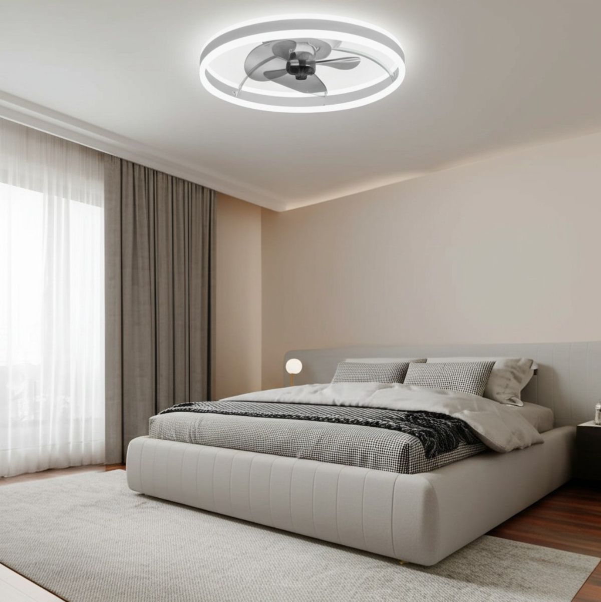 Ventilador-de-techo-Belice-15W-3-aspas-mando-a-distancia-blanco-Ø50-cm