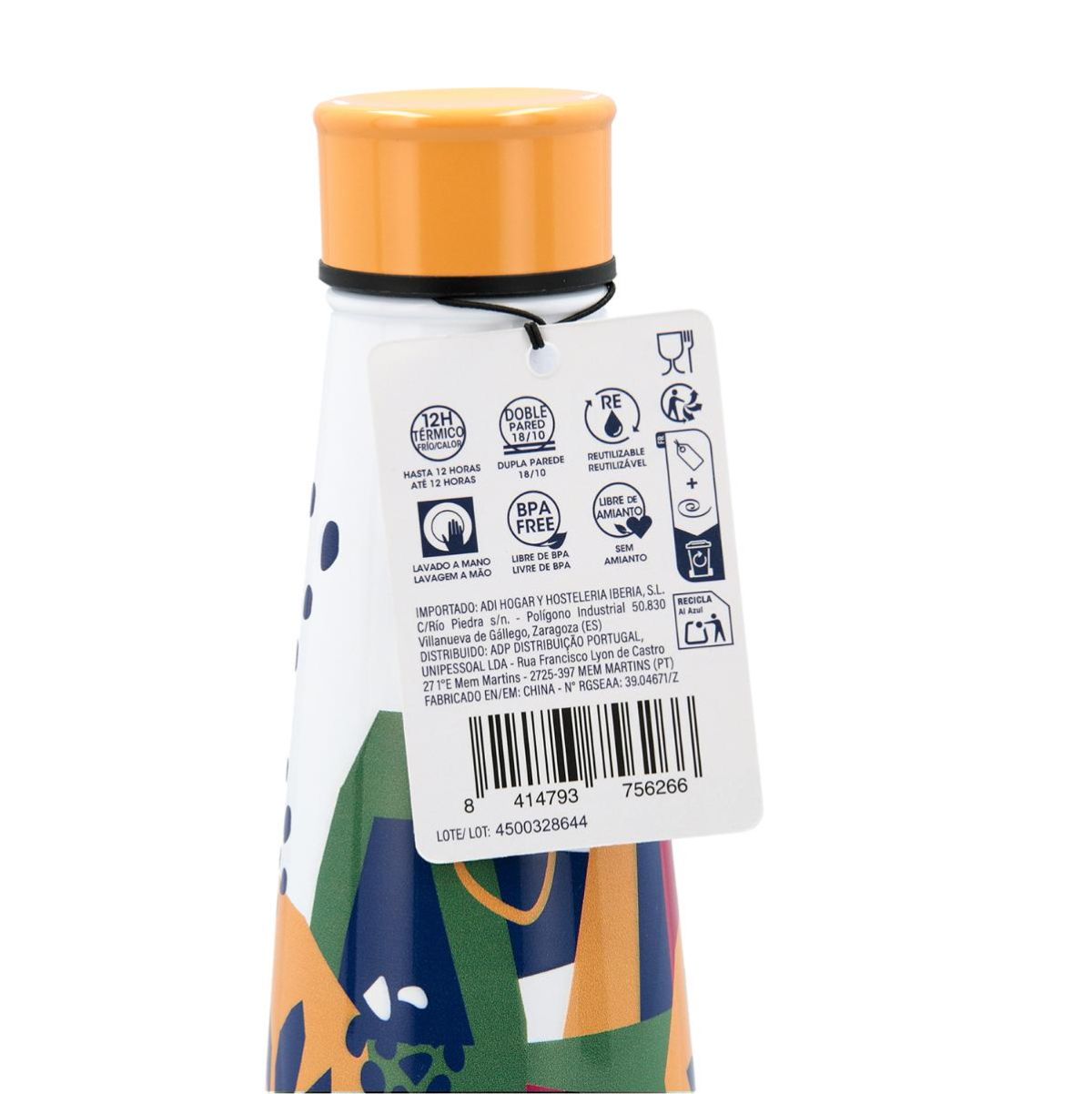 Botella-termica-Dream-Quid-tapon-antifugas-multicolor-380-ml