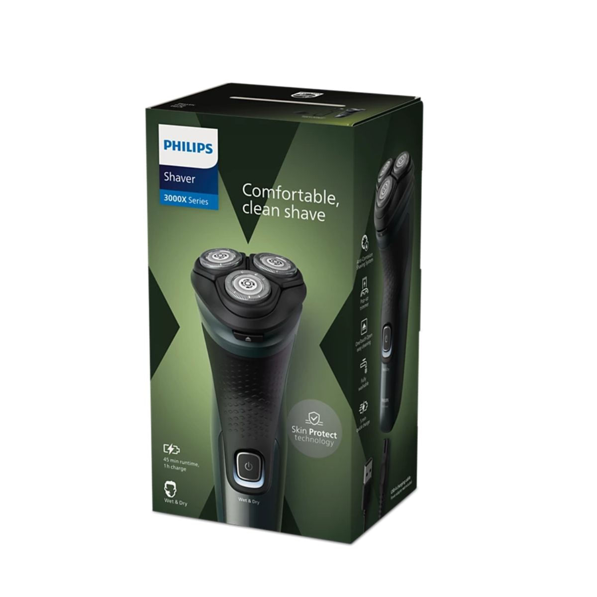 Afeitadora-Philips-X3052-00-4-cabezales-4D-negro