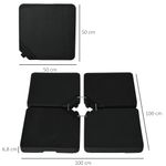 Peso-para-base-de-sombrilla-Ary-Outsunny-4-piezas-rellenables-negro