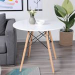 Mesa-de-comedor-Dinamarca-redonda-4-patas-blanco-Ø80-cm-