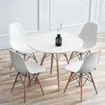 Mesa-de-comedor-Dinamarca-redonda-4-patas-blanco-Ø80-cm-