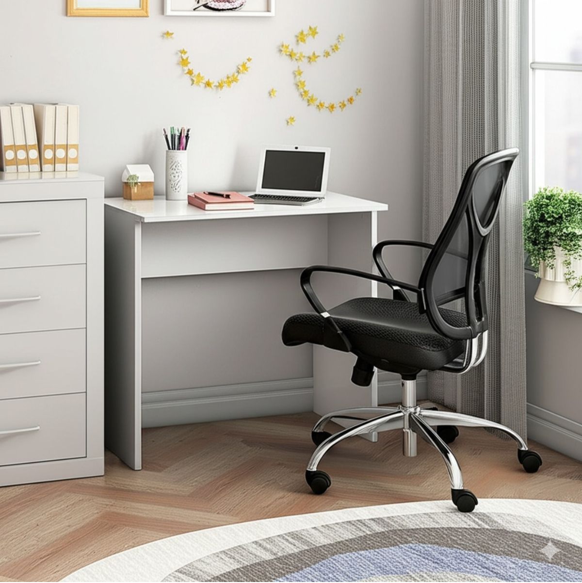 Escritorio-Marla-diseño-fijo-blanco-72x52x50-cm-ambientada