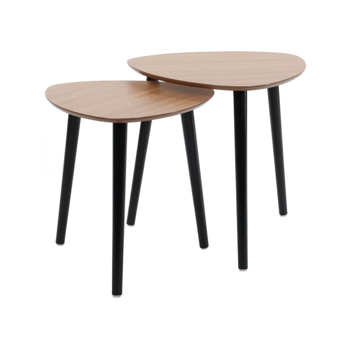 Set-de-2-mesas-de-centro-madera-de-pino-natural-negro-