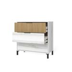 Comoda-Arles-3-cajones-80x80x40-cm-tiradores-gris