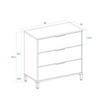 Comoda-Arles-3-cajones-80x80x40-cm-tiradores-gris