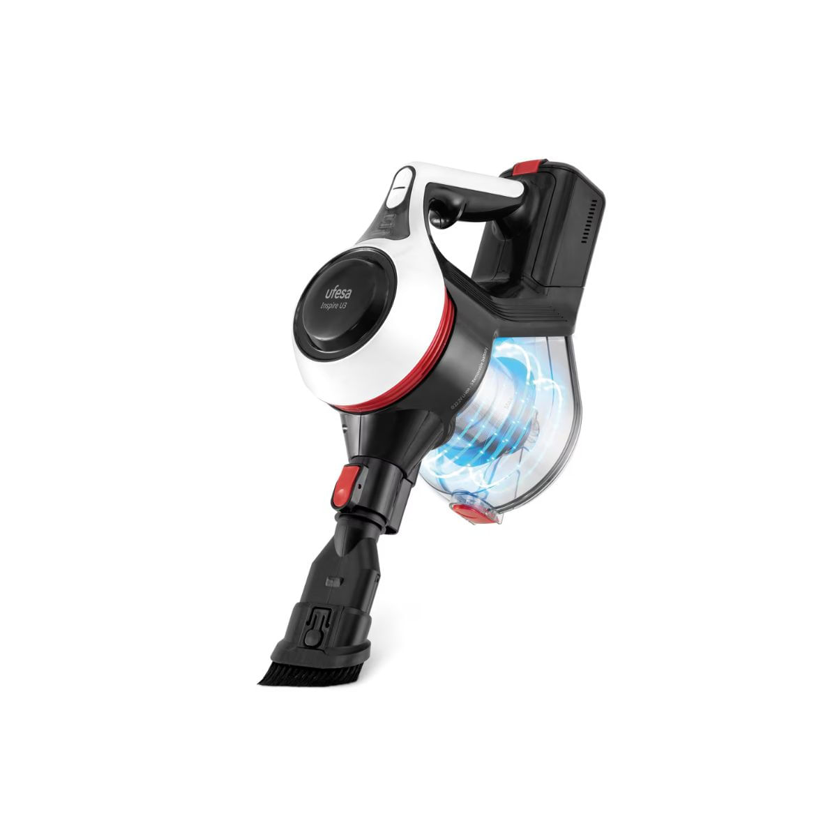Aspirador-vertical-Ufesa-U3-130W-2-velocidades---accesorios-gris