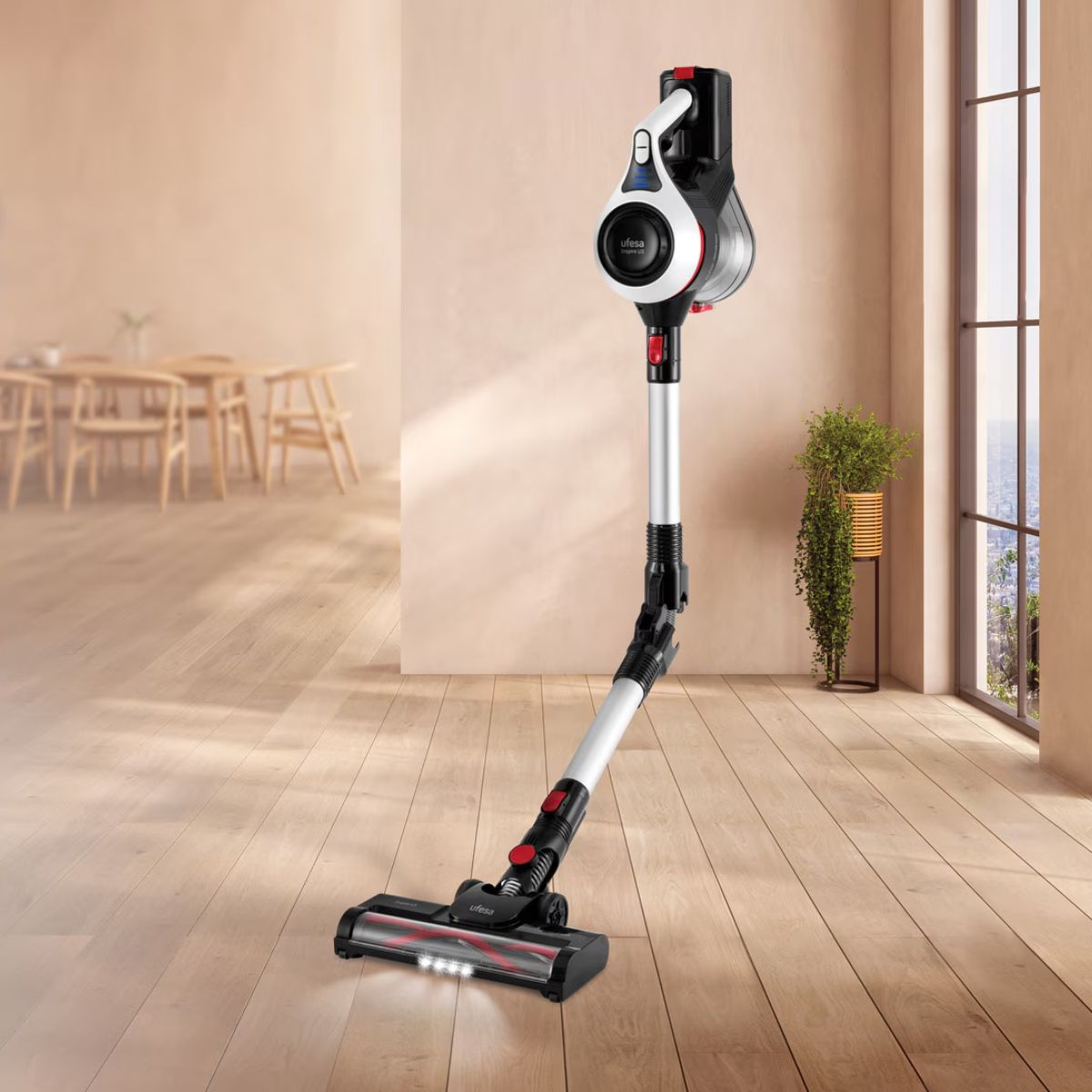Aspirador-vertical-Ufesa-U3-130W-2-velocidades---accesorios-gris