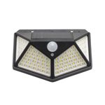 Aplique-solar-de-exterior-100-luces-LED---sensor-personas-negro-fondo-blanco