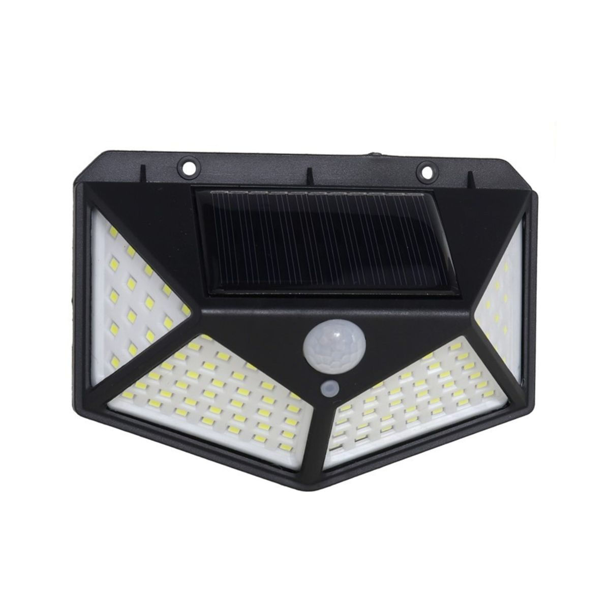Aplique-solar-de-exterior-100-luces-LED---sensor-personas-negro-lateral