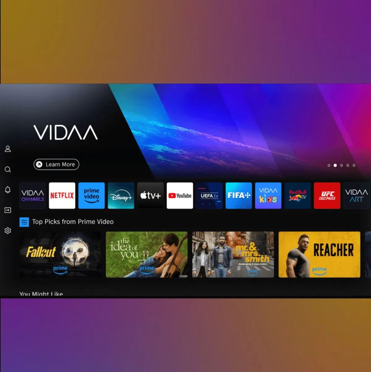 Televisor-Smart-TV-Daewoo-40DM65FV-40’’-Full-HD-DLED-VIDAA-E-negro-sistema-vidaa