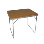 Mesa-de-camping-plegable-aluminio-marron-70x80x60-cm-