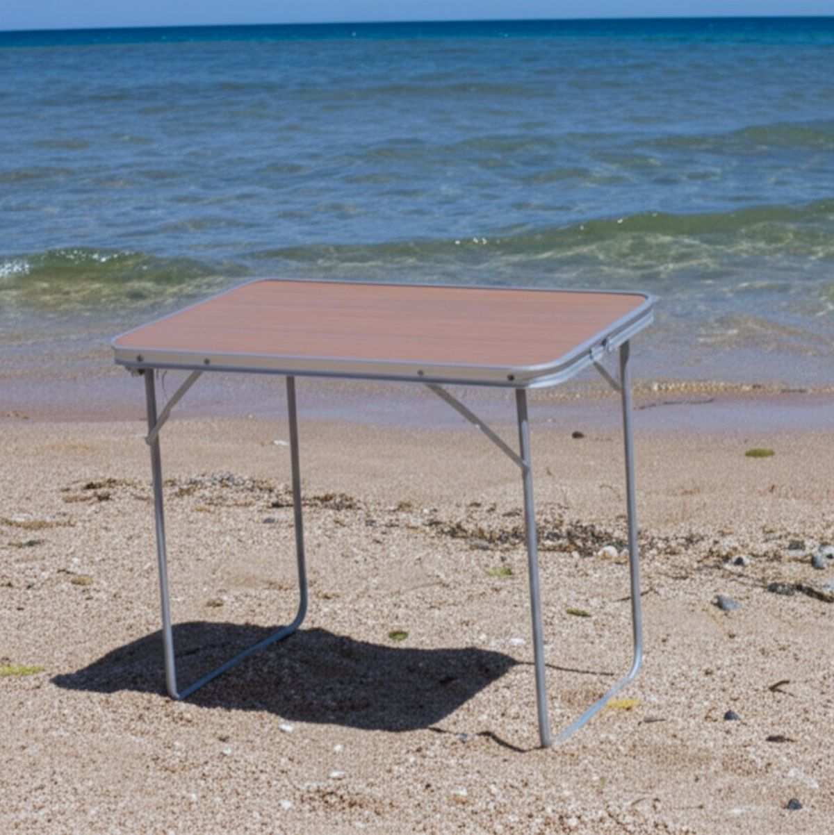 Mesa-de-camping-plegable-aluminio-marron-70x80x60-cm-