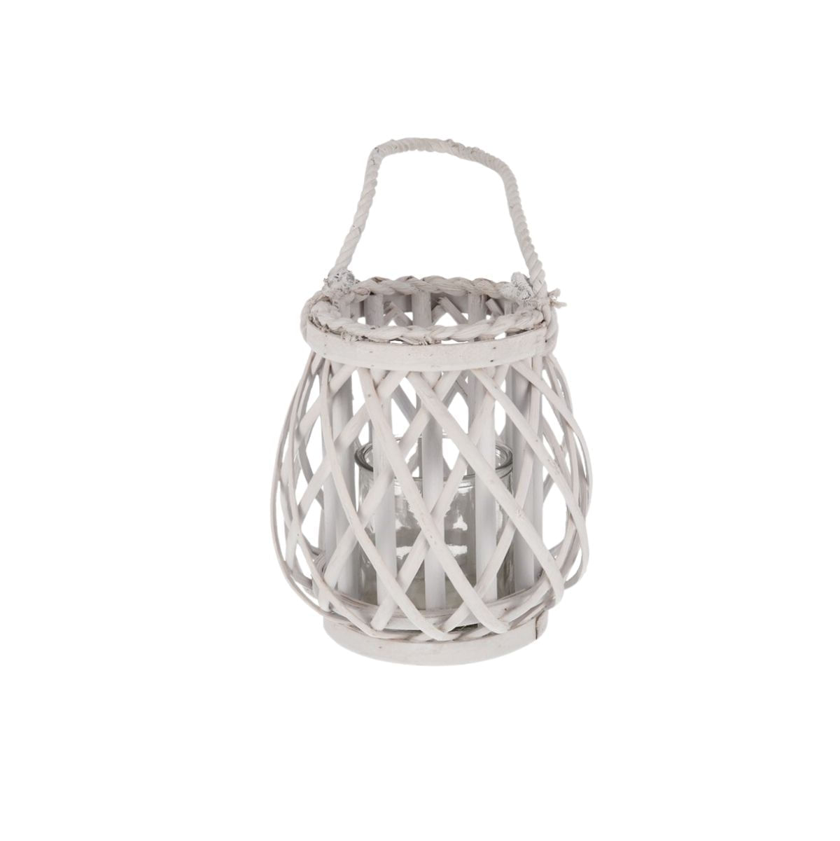 Portavelas-Alanis-cordel-para-colgar-blanco-Ø20x21-cm-