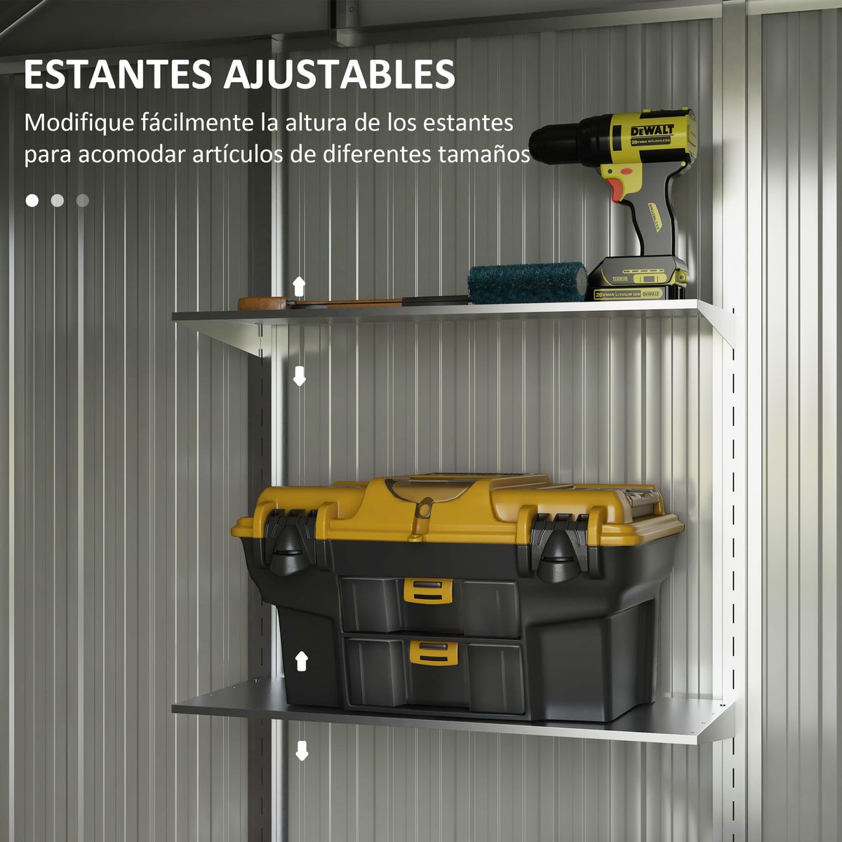 Caseta-de-jardin-Toronto-Outsunny-puertas-correderas---ventilacion-gris-1985x238x132-cm-
