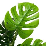 Planta-imitacion-Monstera-con-macetero-verde-Ø50x75-cm-detalle-hoja