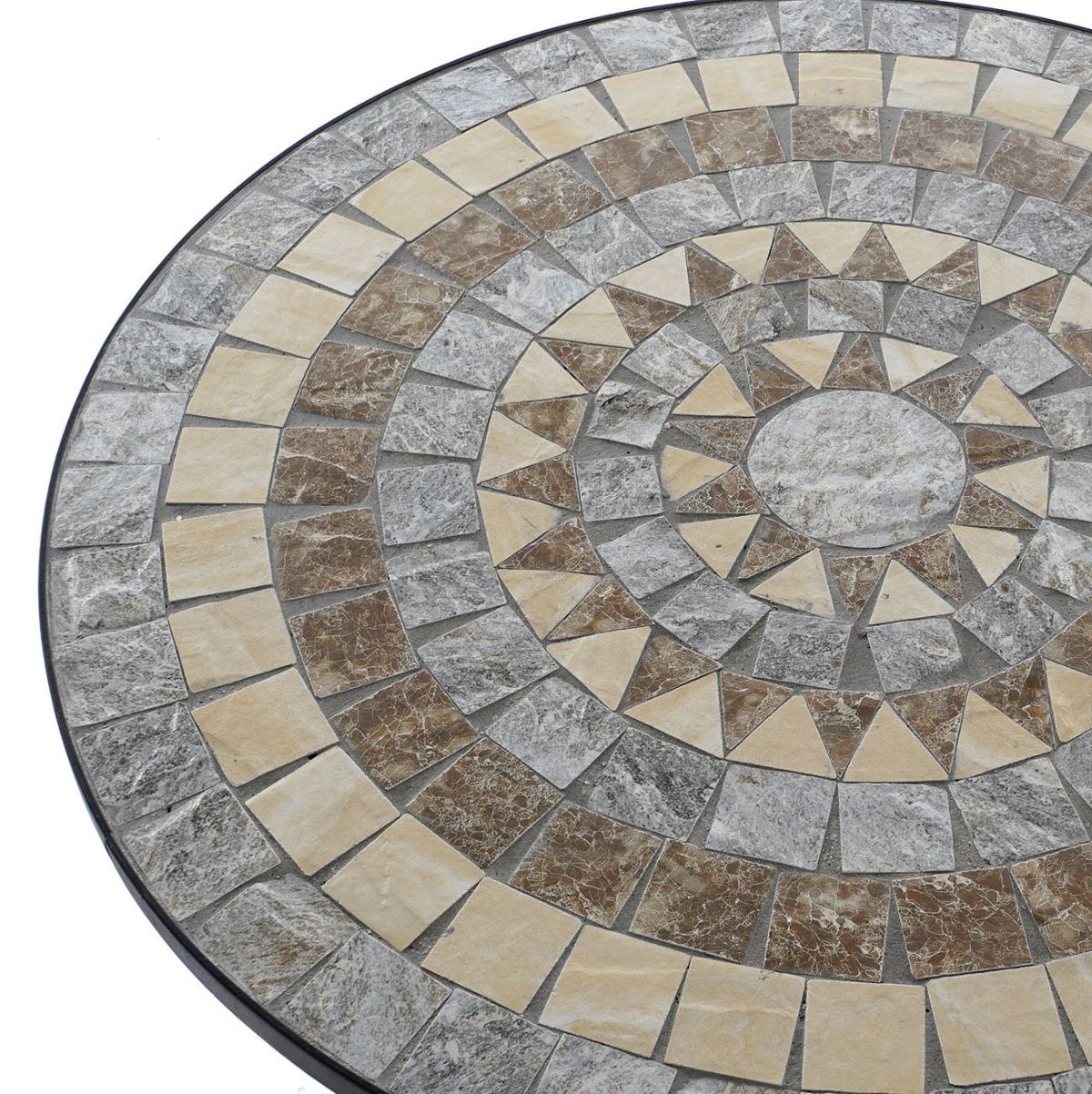 Mesa-de-jardin-diseño-mosaico-multicolor-Ø60x71-cm-detalle