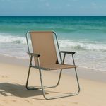 Silla-de-playa-Oxford-diseño-plegable-taupe-75x53x43-cm-ambientada