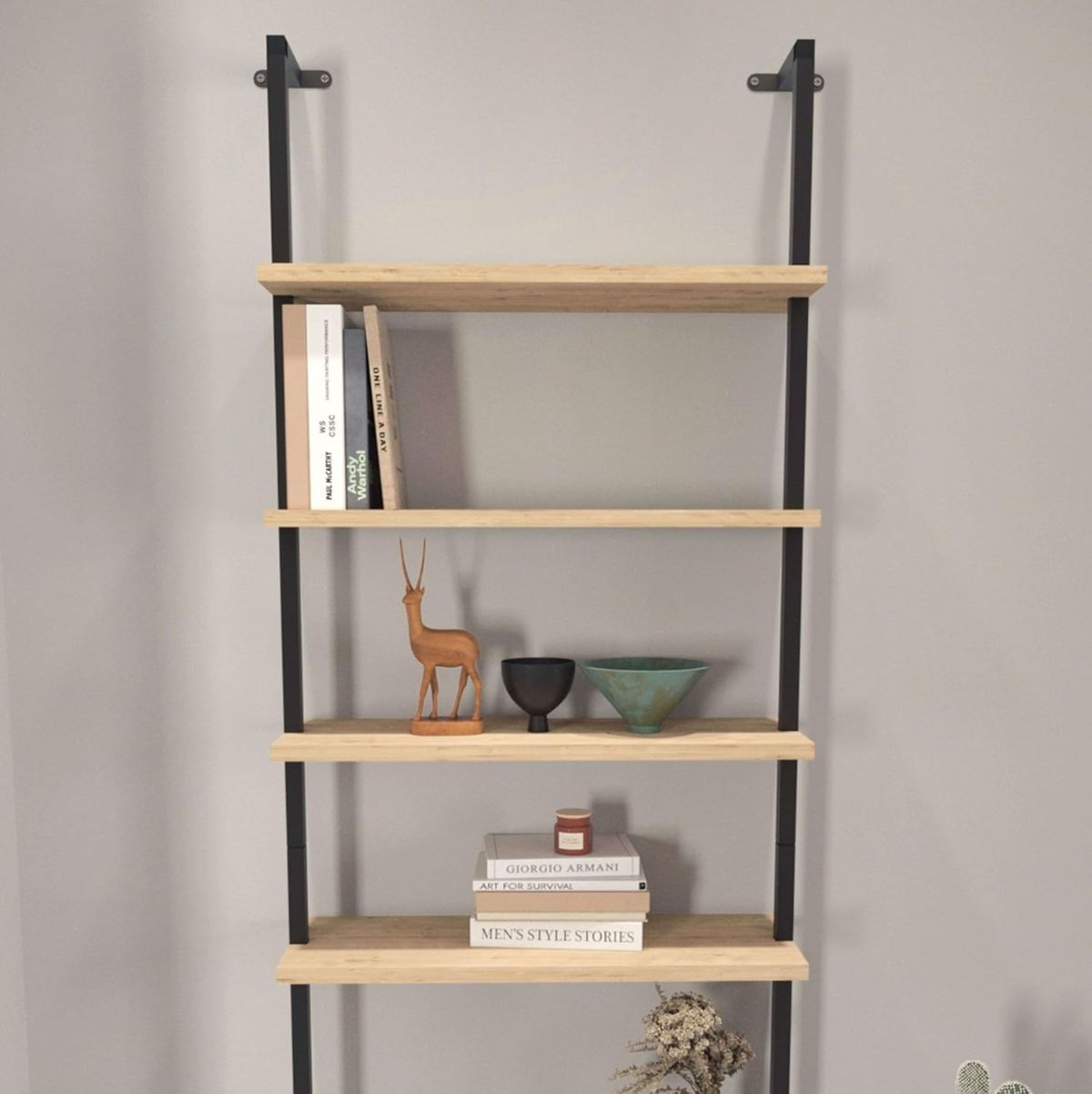 Estanteria-Colmena-6-estantes-natural-negro-183x60x20-cm-abientada