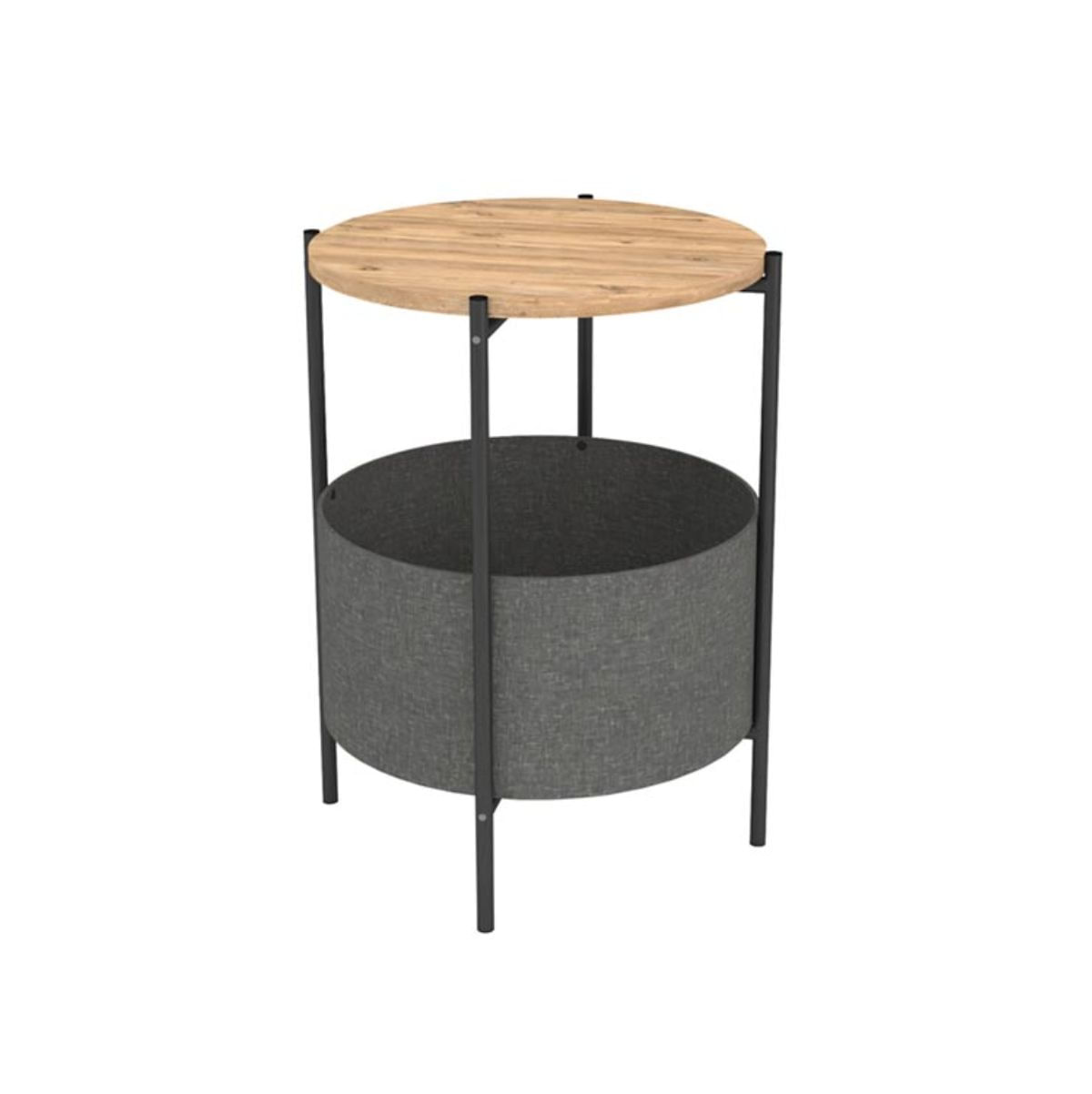 Mesa-de-centro-Ludia-compartimento-almacenaje-gris-natural-Ø43x60-cm
