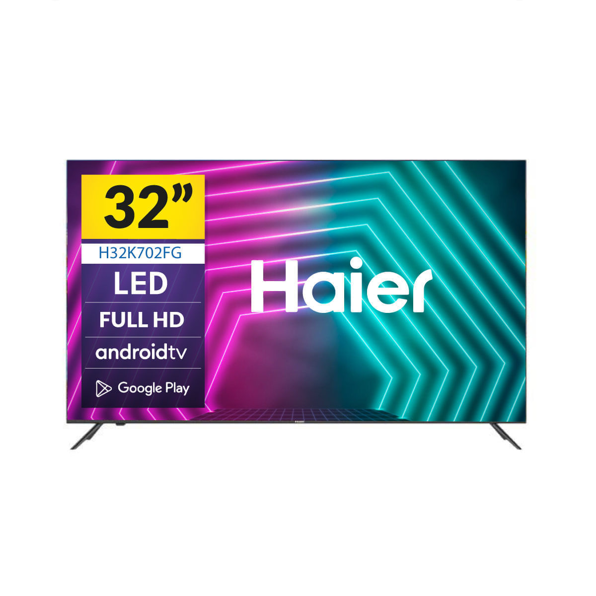 Televisor-Smart-TV-Haier-H32K702FG-32’’-Full-HD-LED-Android-11-F-negro-pulgadas