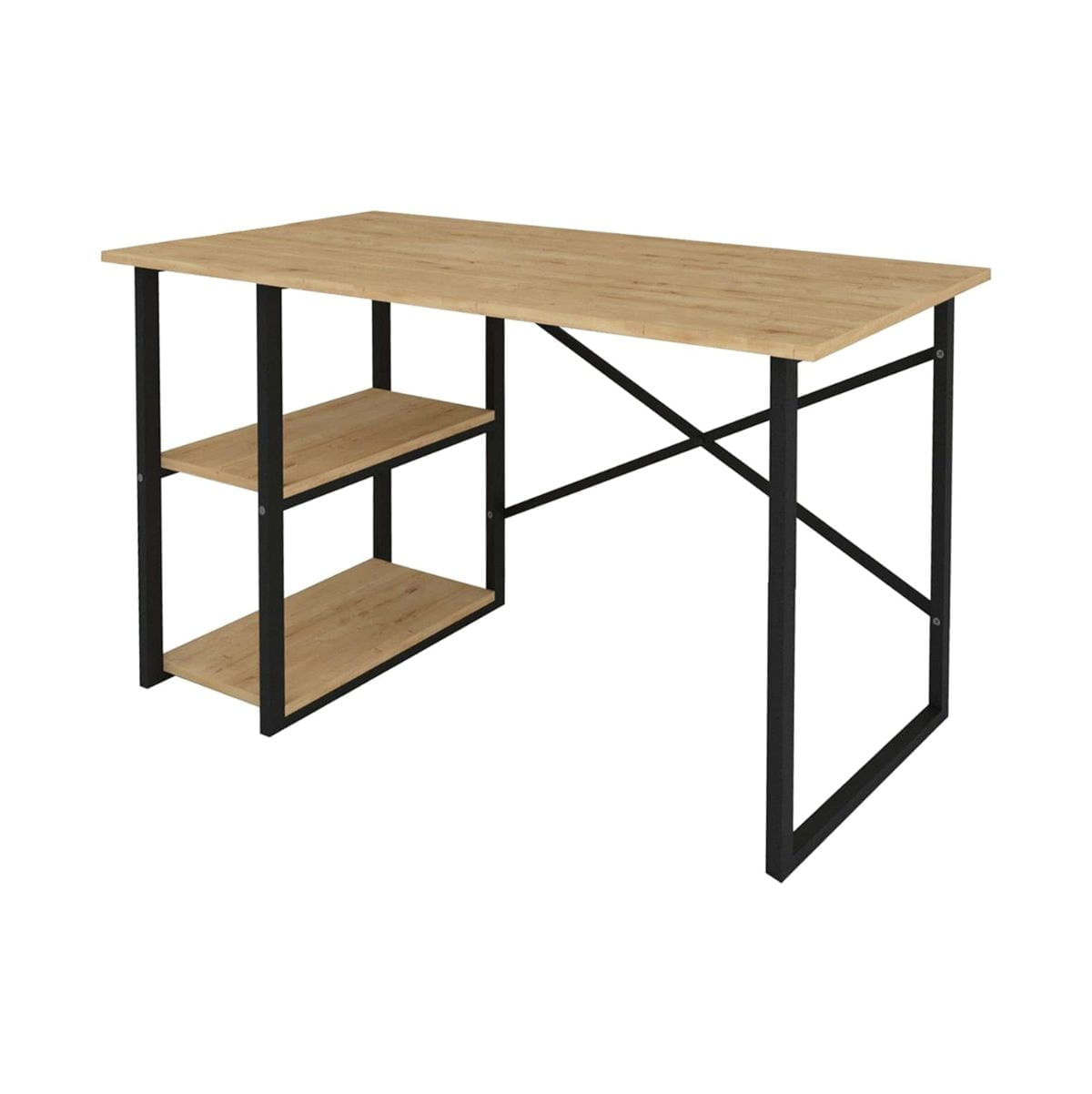 Escritorio-Dolce-2-estantes-natural-negro-75x120x60-cm-fondo-blanco