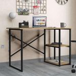 Escritorio-Dolce-2-estantes-natural-negro-75x120x60-cm-ambientada-dos