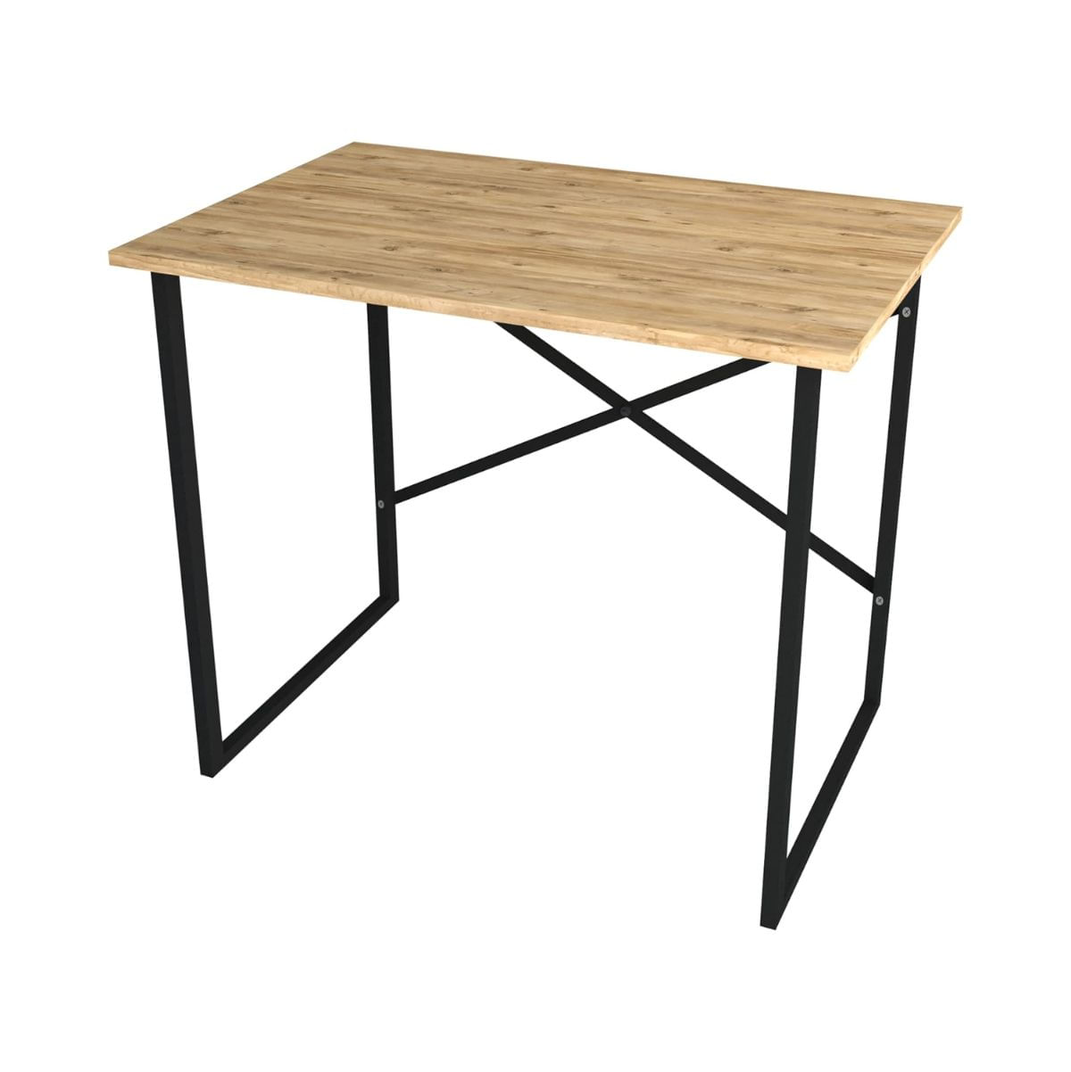 Escritorio-Mapa-diseño-fijo-natural-negro-75x90x60-cm-lateral