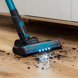 Aspirador vertical Cecotec Conga Rockstar 1500 Horizon X-Treme XL 215W inalámbrica negro/azul