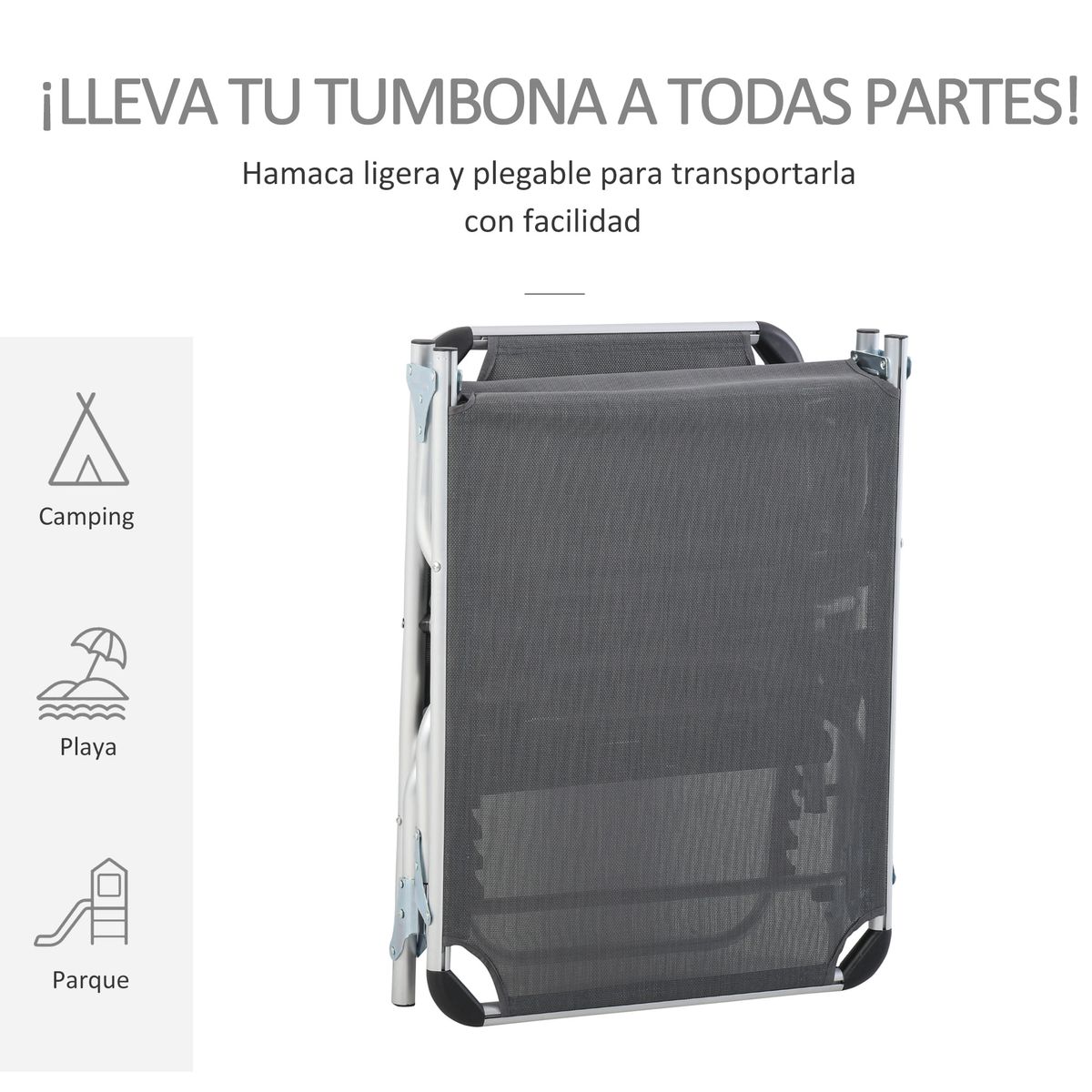 Tumbona-Delta-Outsunny-reclinable-4-posiciones-gris-76x165x60-cm