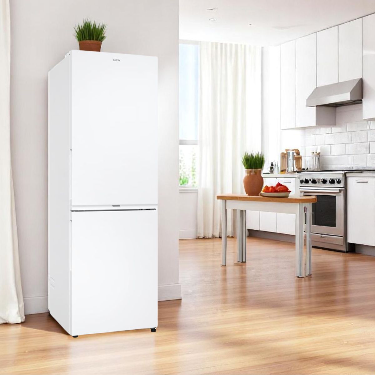 Frigorifico-combi-Candy-CNCQ2T618EW-355L-E-blanco-185-cm-