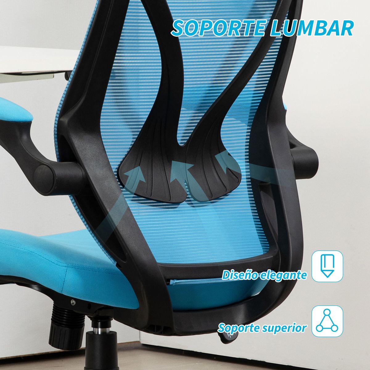 Silla-de-oficina-Alex-Homcom-basculante-altura-regulable-azul-113-121x66x66-cm-