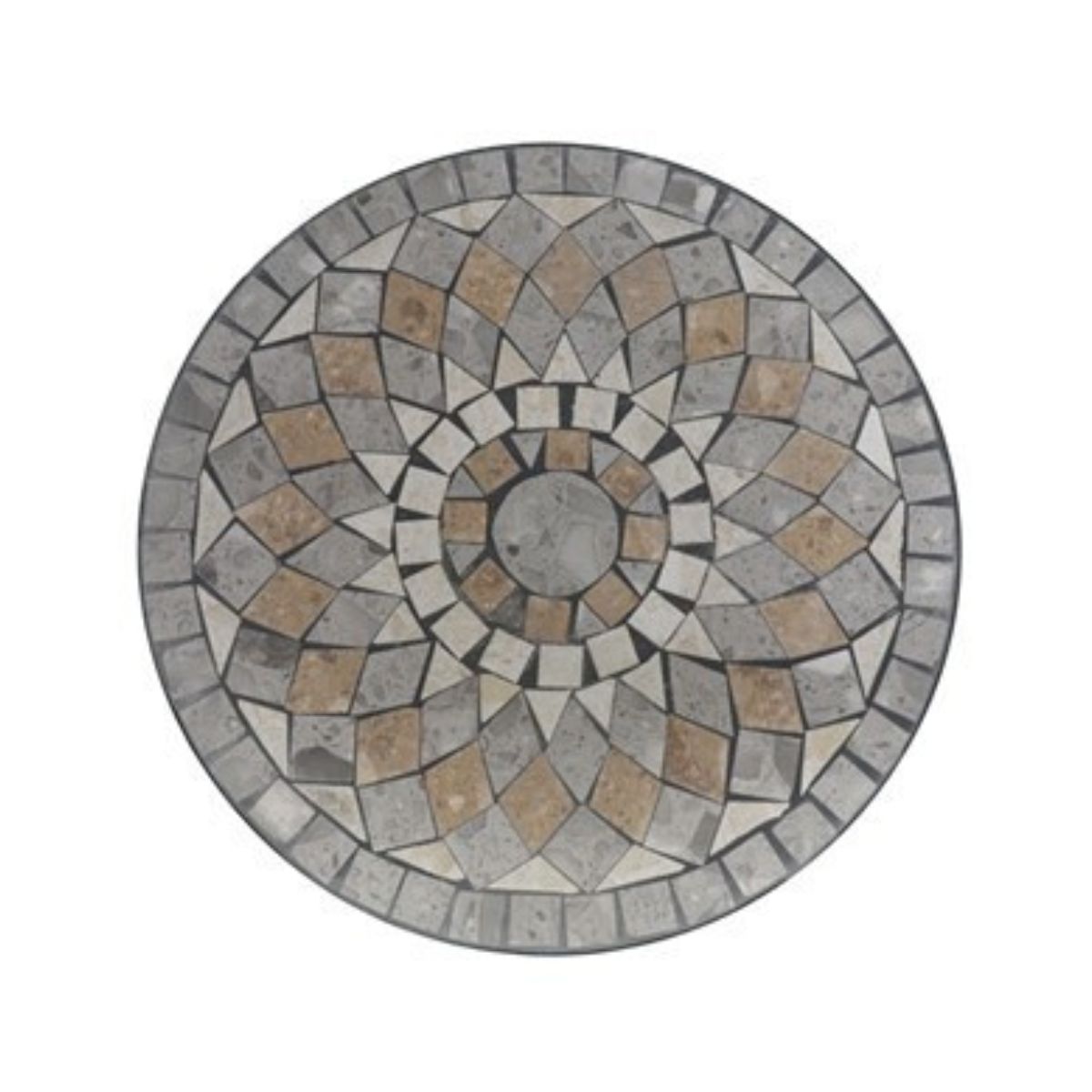 Mesa-de-jardin-mosaico-patas-plegables-multicolor-Ø60x70-cm-