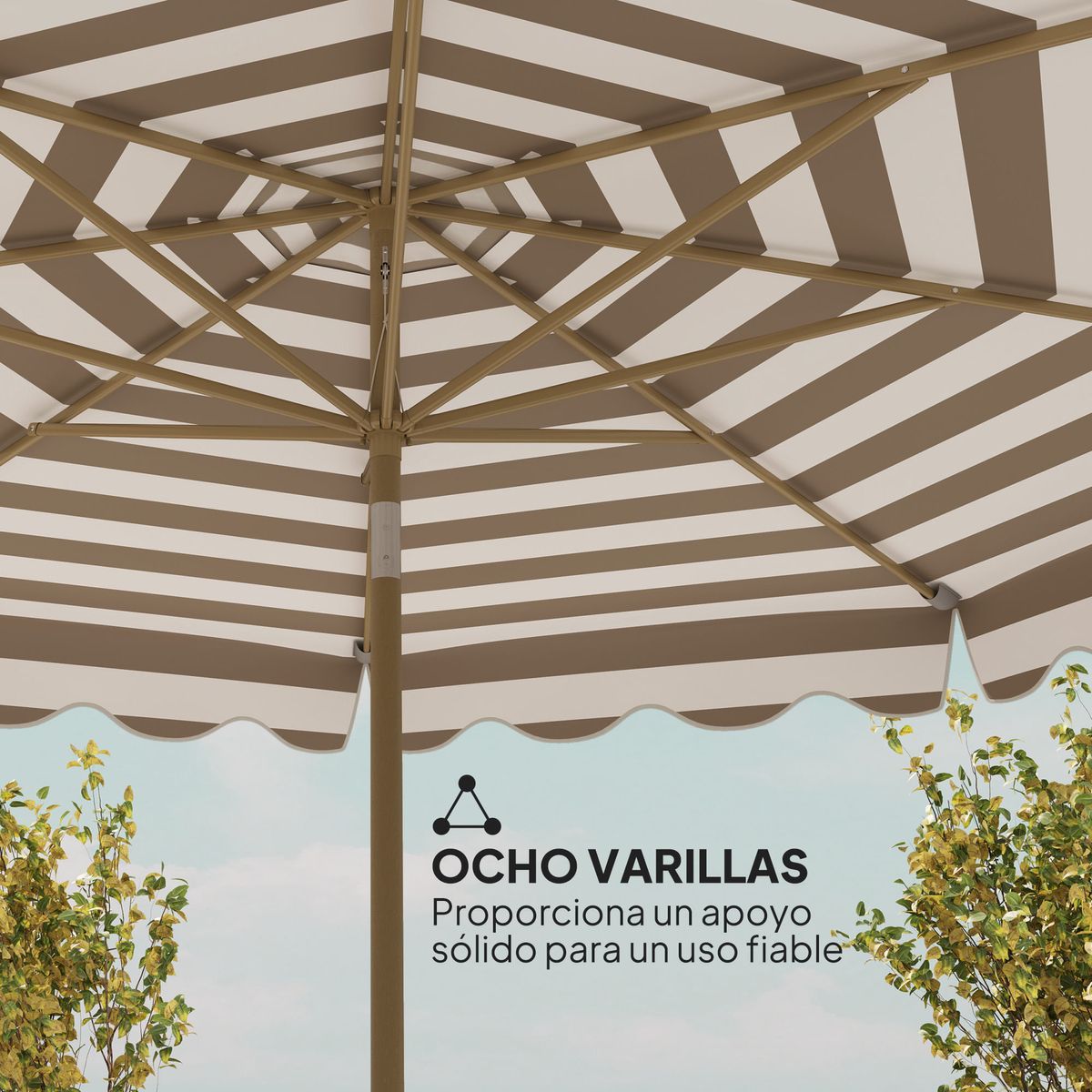 Sombrilla-Helade-Outsunny-inclinable-con-manivela-gris-blanco-Ø268x237-cm
