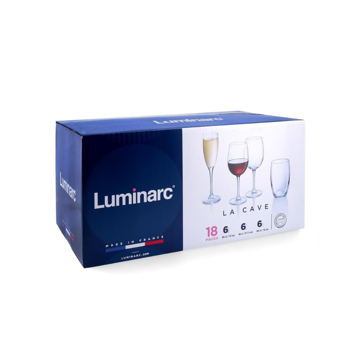 Set-de-18-piezas-cristaleria-La-Clave-Luminarc-6-servicios-vidrio-caja