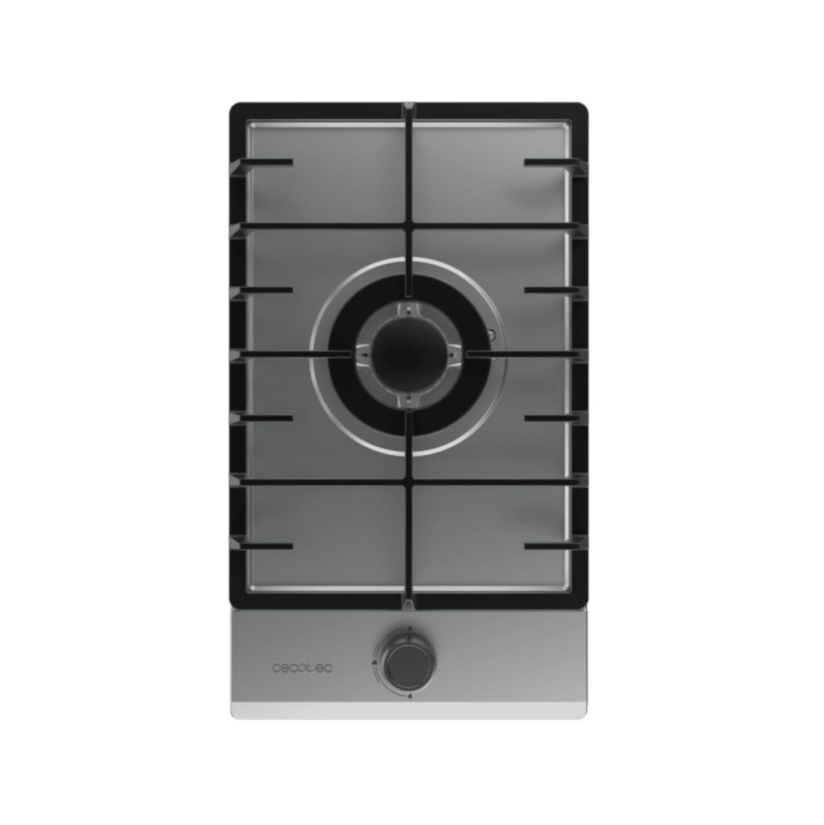 Placa-de-gas-Cecotec-Bolero-Squad-G-1200F-3500W-1-fuego-WOK-inox-29-cm-fondo-blanco