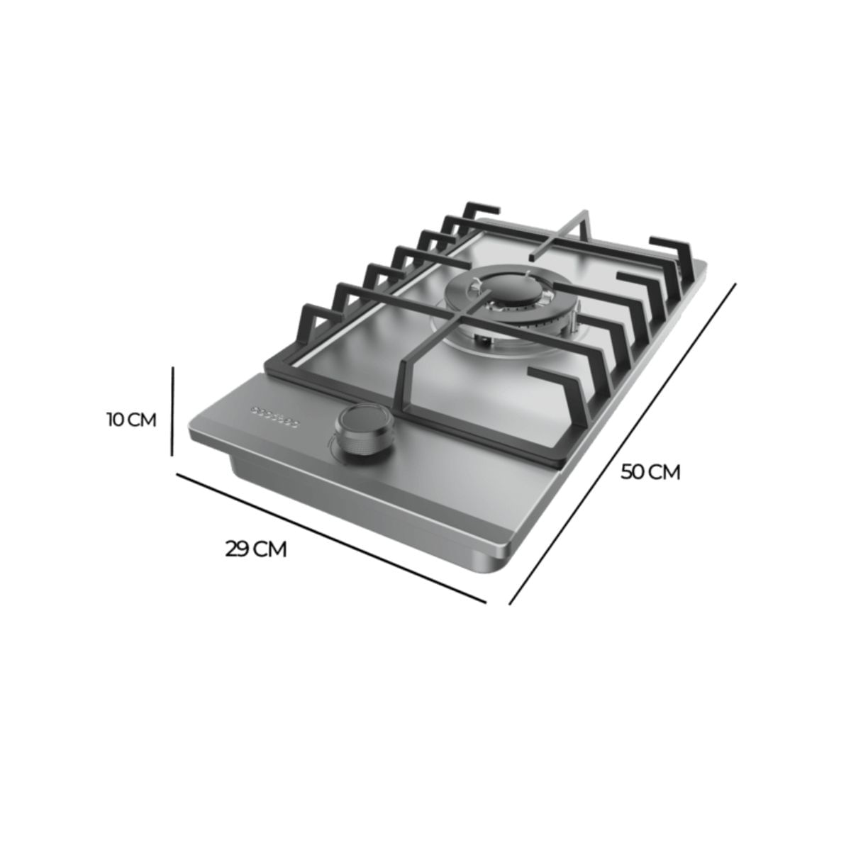 Placa-de-gas-Cecotec-Bolero-Squad-G-1200F-3500W-1-fuego-WOK-inox-29-cm-medidas