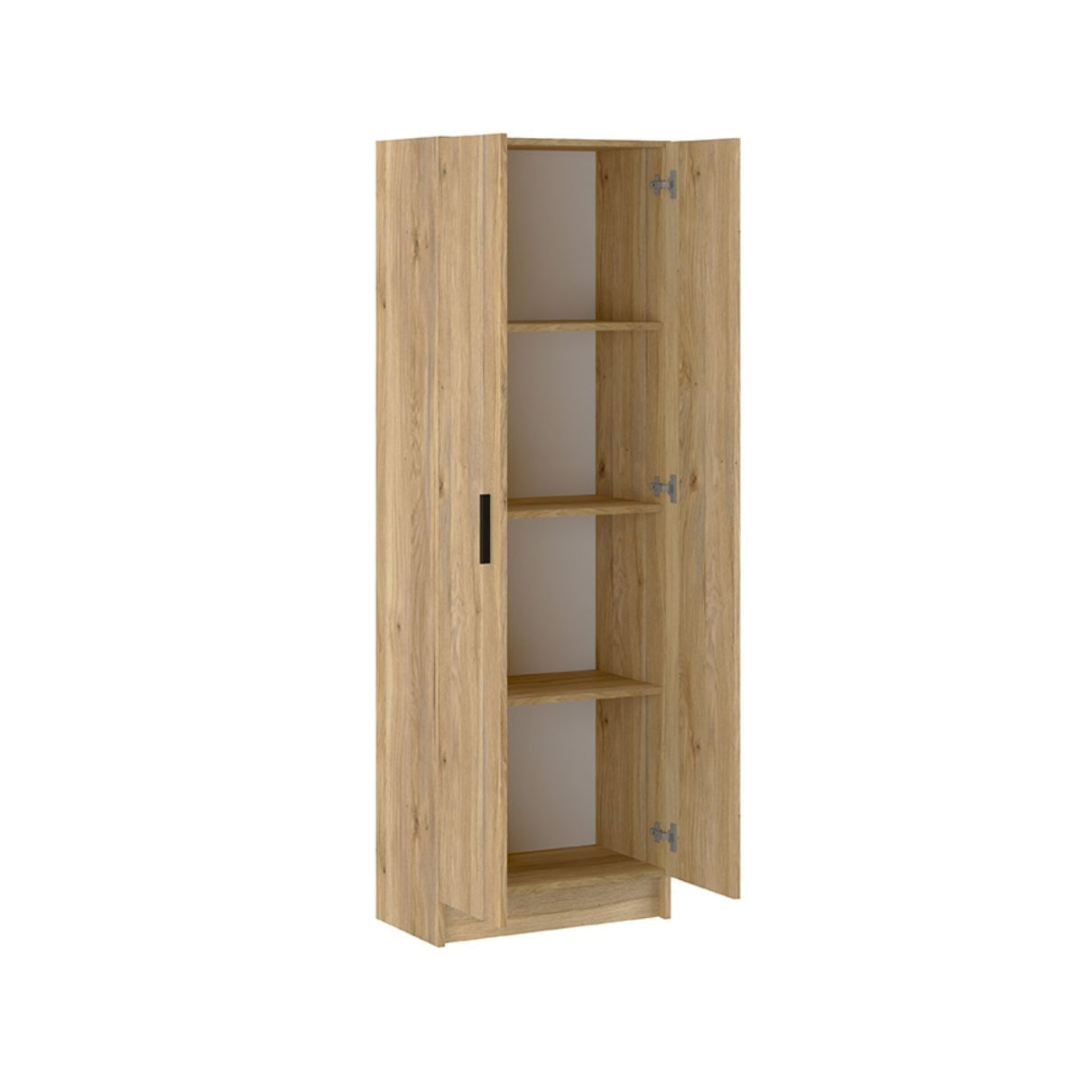 Armario-auxiliar-New-Aura-2-puertas---4-compartimentos-natural-180x60x344-cm-interior