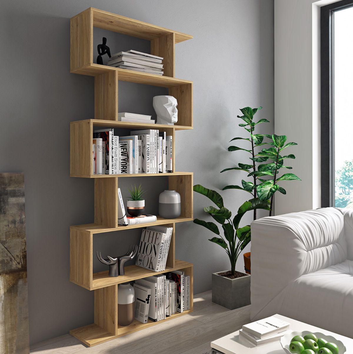 Estanteria-New-Aura-6-niveles-natural-191x80x246-cm-ambientada