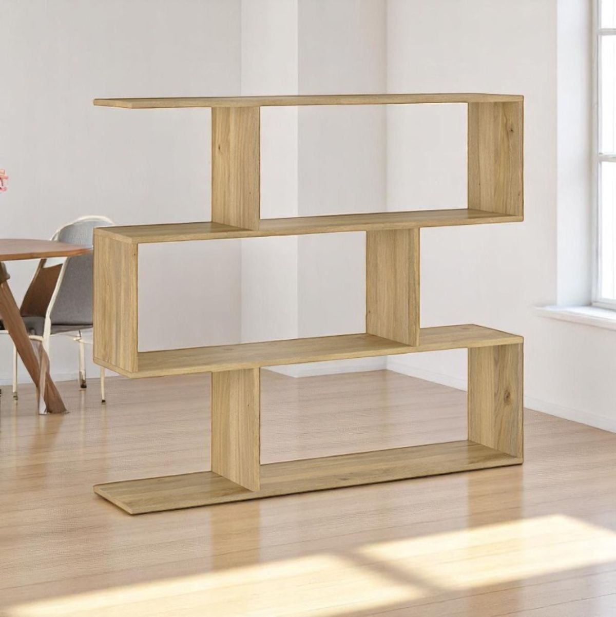 Estanteria-New-Aura-3-niveles-natural-963x110x246-cm-ambientada-salon