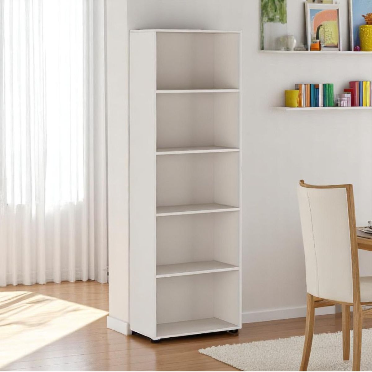 Estanteria-New-Aura-5-compartimentos-beige-1783x519x246-cm-ambientada-dos