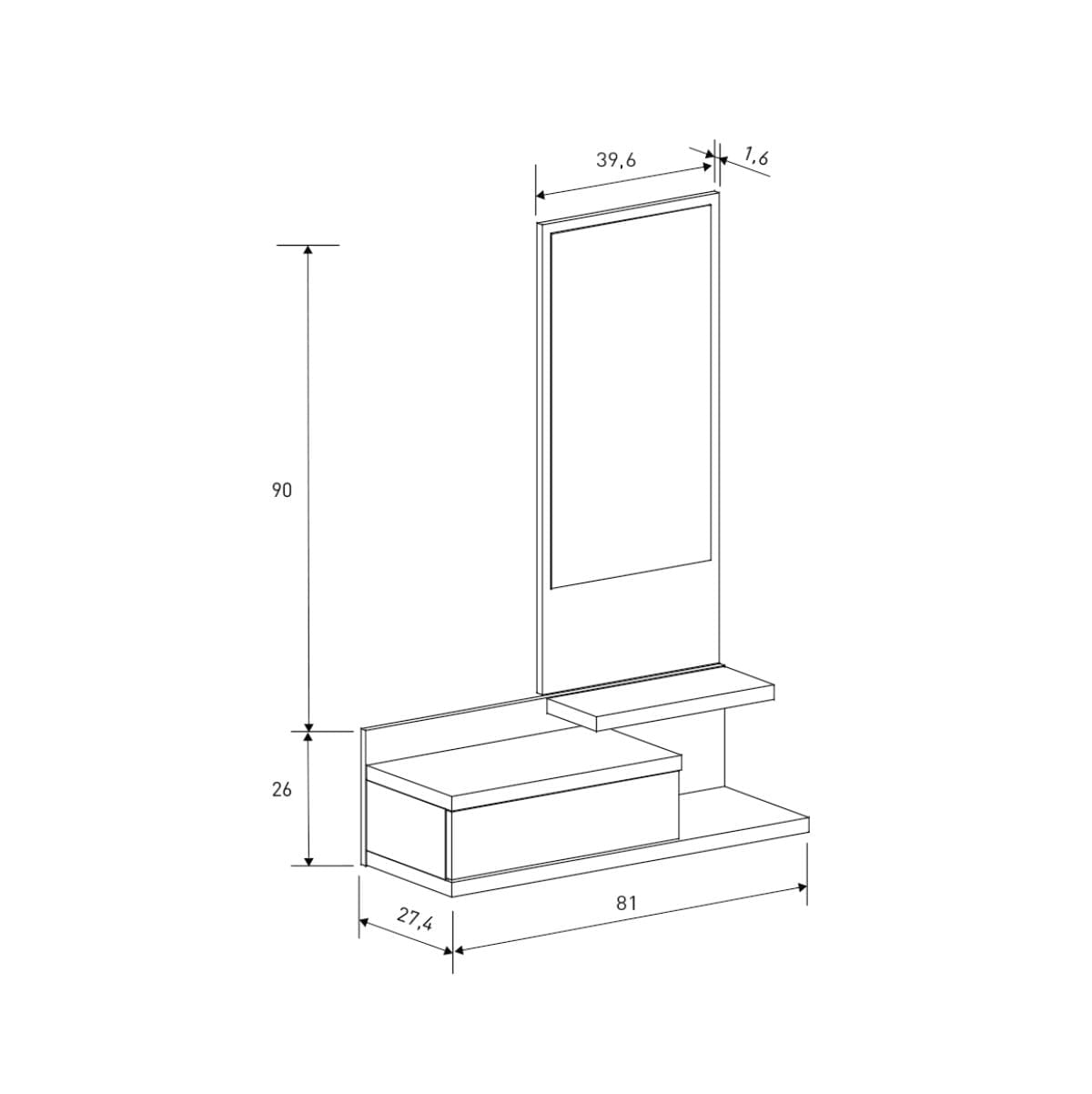 Recibidor-New-Aura-espejo---cajon-2-estantes-beige-medidas