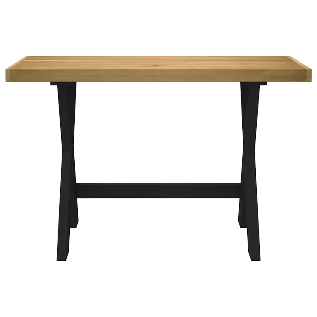 Escritorio-Noain-patas-en-forma-de-X-natural-negro-75x120x50-cm