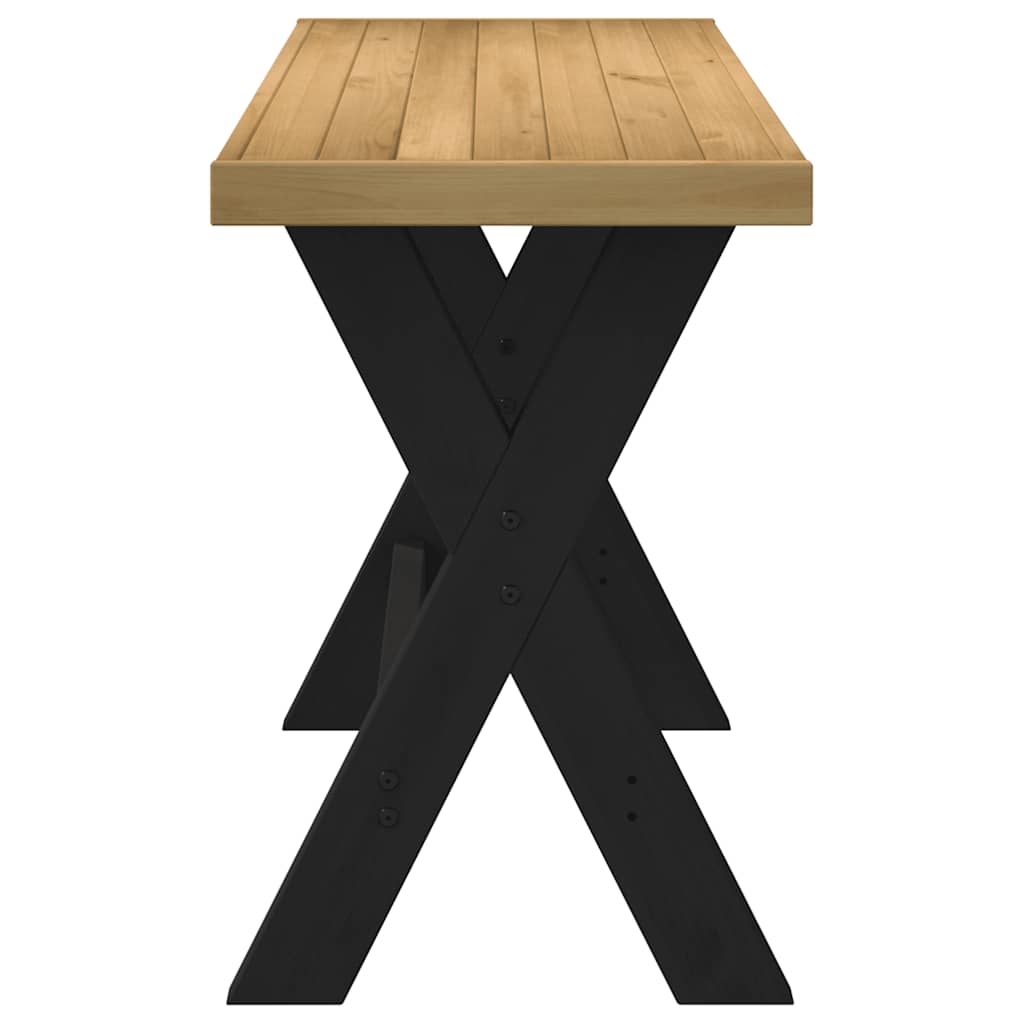 Escritorio-Noain-patas-en-forma-de-X-natural-negro-75x120x50-cm