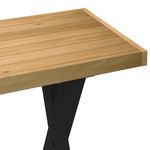 Escritorio-Noain-patas-en-forma-de-X-natural-negro-75x120x50-cm