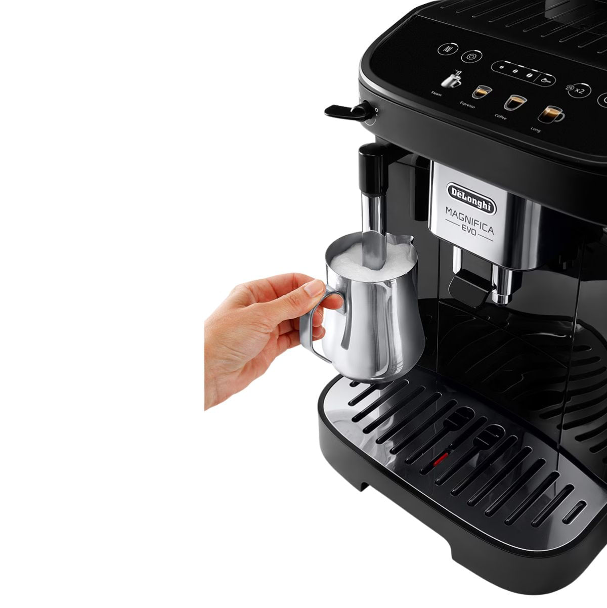 Cafetera-automatica-DeLonghi-Magnifica-Evo-ECAM290.22.B-1450W-18L-13-posiciones-negro-detalle