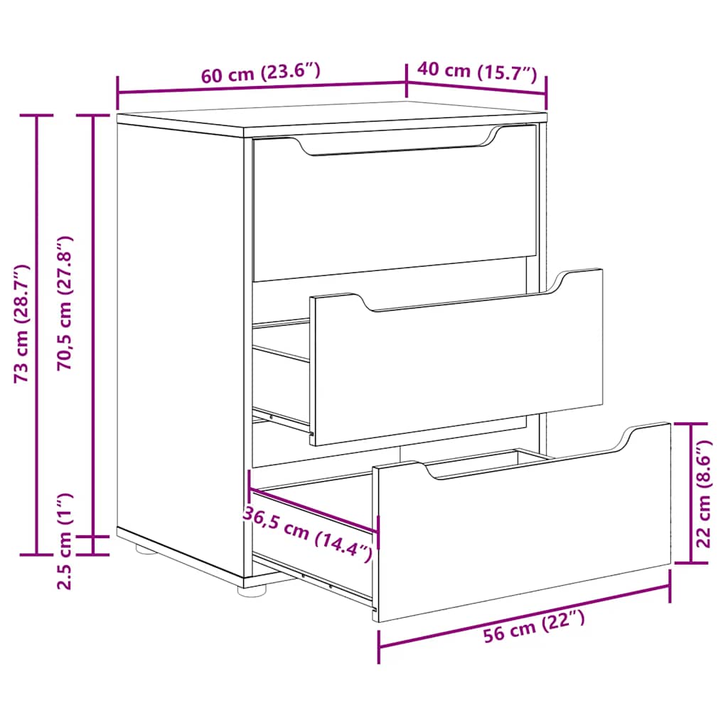 Cajonera-Visnes-3-cajones-blanco-73x60x40-cm-medidas