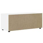 Mueble-de-TV-Visnes-2-cajones---2-compartimentos-blanco-38x100x40-cm